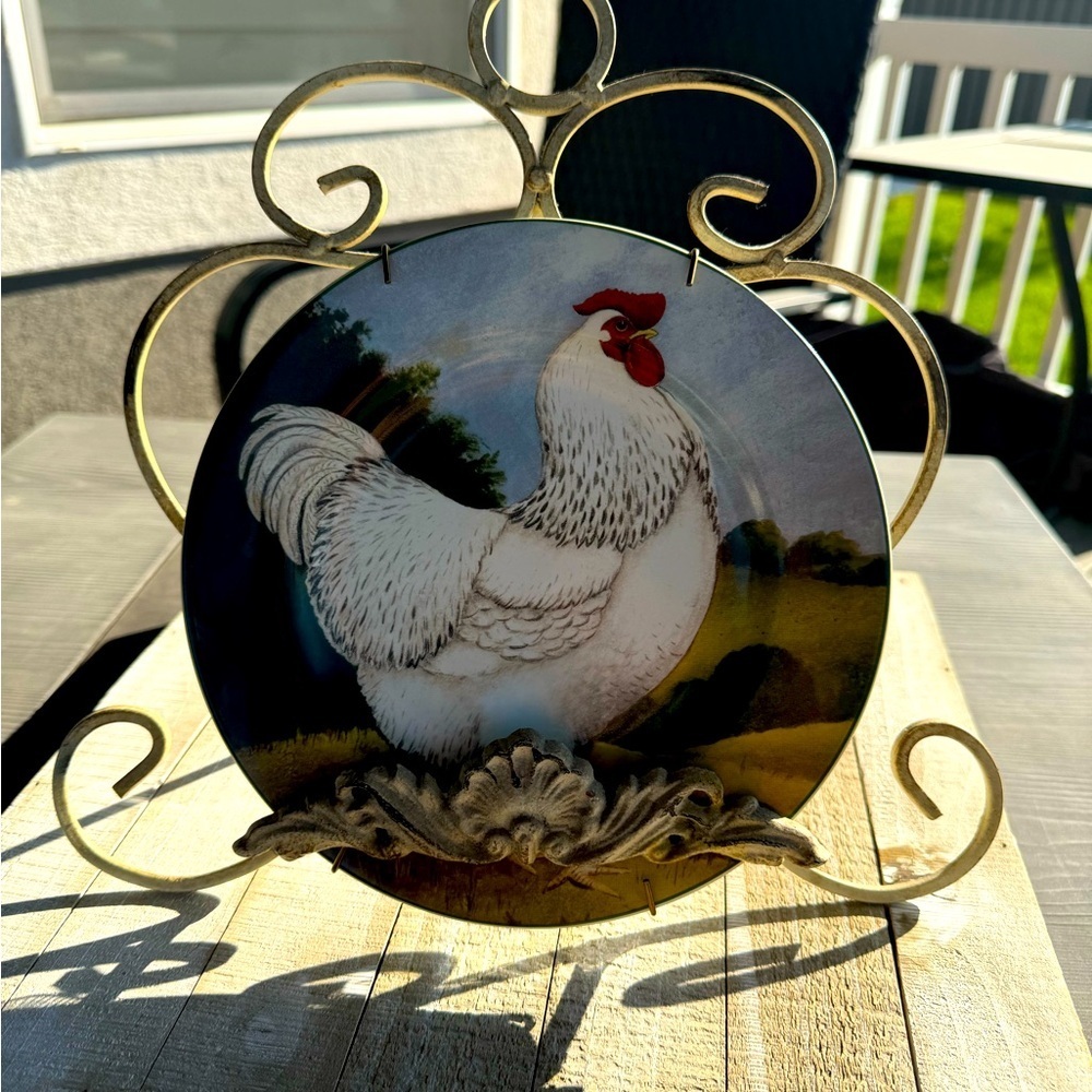 Vintage David Carter Brown "on the farm" 2002 plate